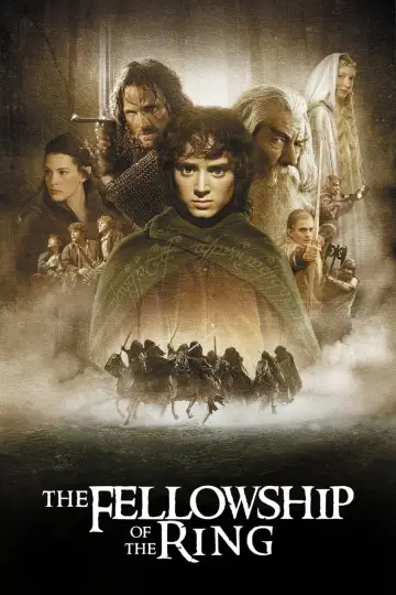 Plakat do filmu "Władca Pierścieni: Drużyna Pierścienia" #747865