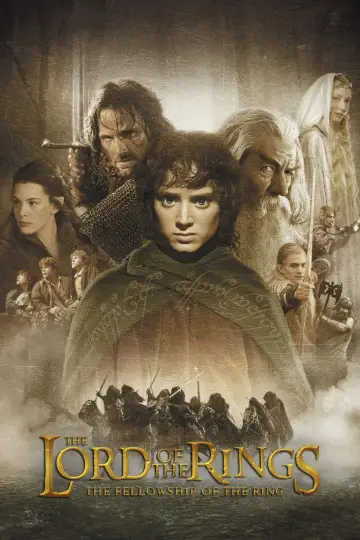 Plakat do filmu "Władca Pierścieni: Drużyna Pierścienia" #747868