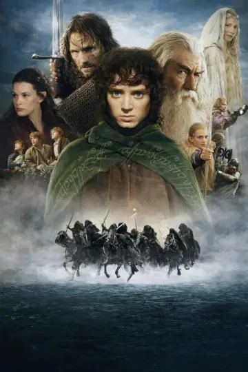 Plakat do filmu "Władca Pierścieni: Drużyna Pierścienia" #797849