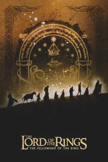 Plakat do filmu "Władca Pierścieni: Drużyna Pierścienia" #910039