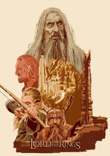 Plakat do filmu "Władca Pierścieni: Dwie wieże" #516585