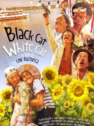 Plakat do filmu "Czarny kot, biały kot" #201380