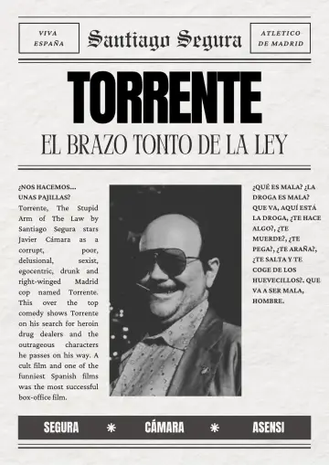 Plakat do filmu "Torrente: Przygłupia ręka sprawiedliwości" #467014