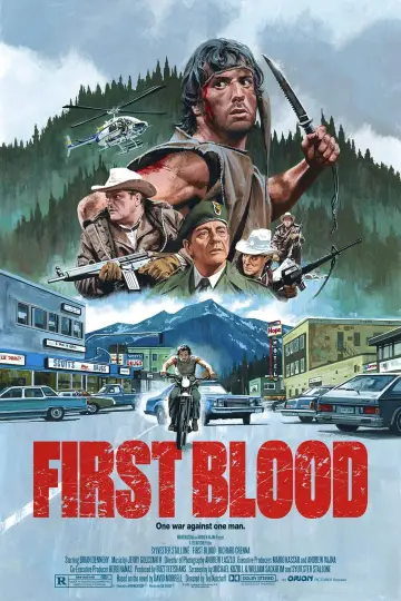 Plakat do filmu "Rambo: Pierwsza krew" #614286