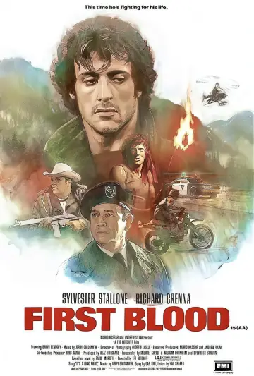 Plakat do filmu "Rambo: Pierwsza krew" #833238