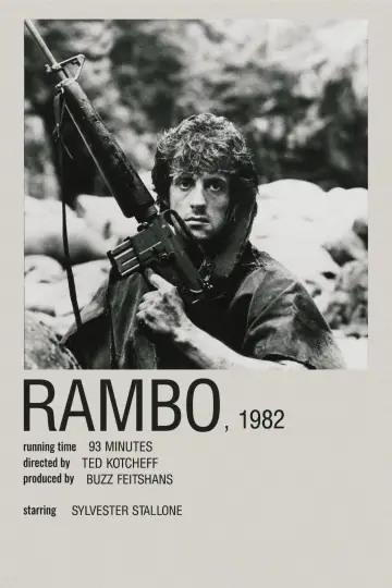 Plakat do filmu "Rambo: Pierwsza krew" #833240