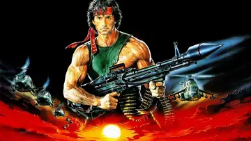 Zasłona do filmu "Rambo II" #168669