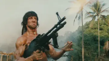 Zasłona do filmu "Rambo II" #168686