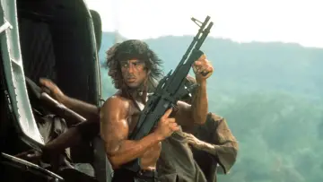 Zasłona do filmu "Rambo II" #168692