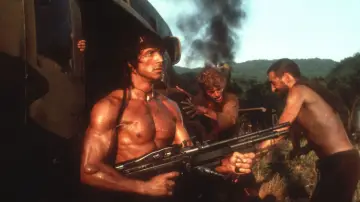 Zasłona do filmu "Rambo II" #168695