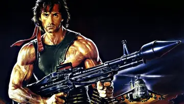 Zasłona do filmu "Rambo II" #168700