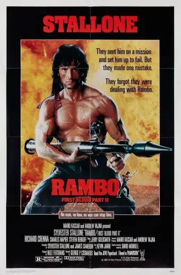 Plakat do filmu "Rambo II" #168728