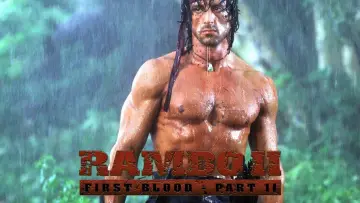 Zasłona do filmu "Rambo II" #33084