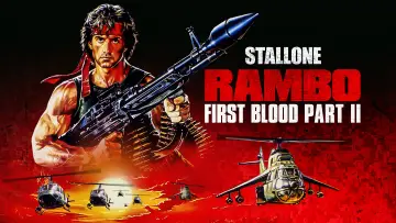 Zasłona do filmu "Rambo II" #33085