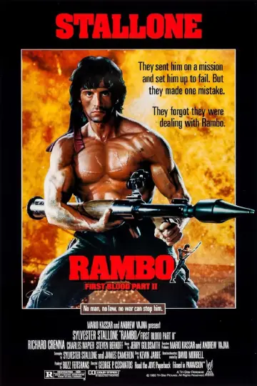Plakat do filmu "Rambo II" #33108