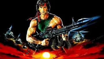 Zasłona do filmu "Rambo II" #632942