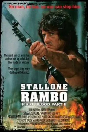 Plakat do filmu "Rambo II" #632962
