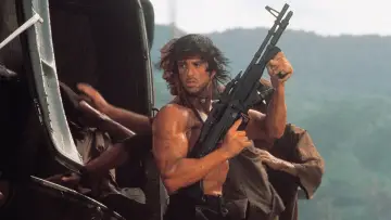 Zasłona do filmu "Rambo II" #838262