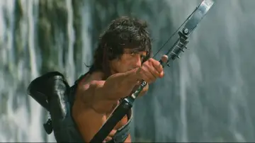Zasłona do filmu "Rambo II" #838265