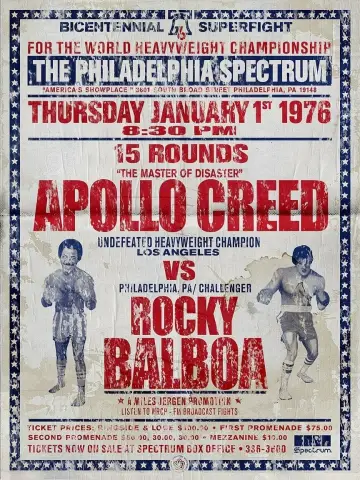 Plakat do filmu "Rocky" #442556