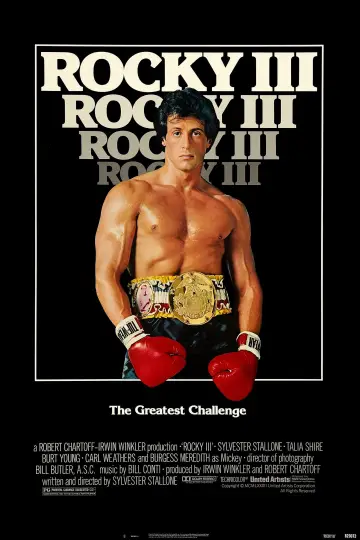 Plakat do filmu "Rocky III" #789462
