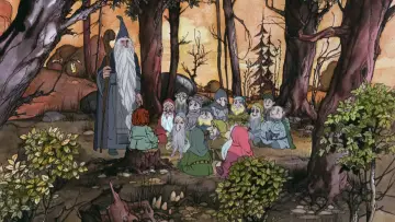 Zasłona do filmu "Hobbit" #792621