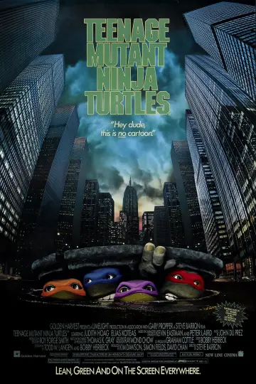Plakat do filmu "Wojownicze Żółwie Ninja" #274327