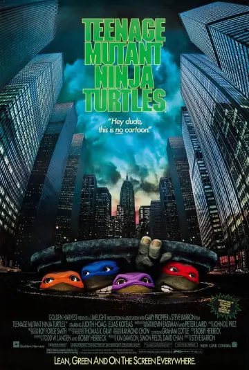 Plakat do filmu "Wojownicze Żółwie Ninja" #274333
