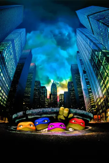 Plakat do filmu "Wojownicze Żółwie Ninja" #274336