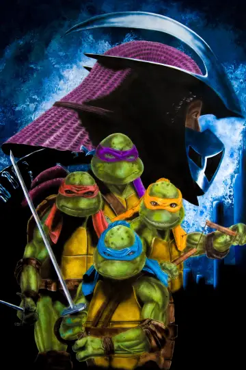 Plakat do filmu "Wojownicze Żółwie Ninja" #274338