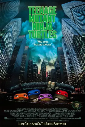 Plakat do filmu "Wojownicze Żółwie Ninja" #274340