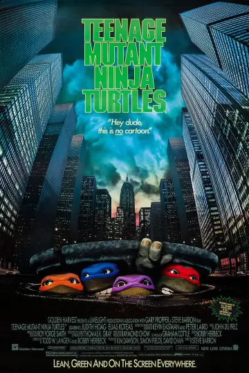 Plakat do filmu "Wojownicze Żółwie Ninja" #489274