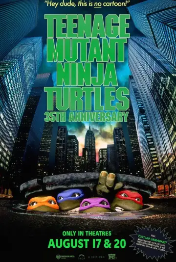 Plakat do filmu "Wojownicze Żółwie Ninja" #734028