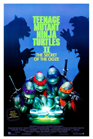 Plakat do filmu "Wojownicze żółwie ninja II: Tajemnica szlamu" #1165984