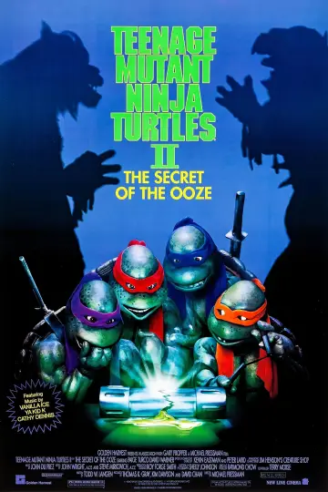 Plakat do filmu "Wojownicze żółwie ninja II: Tajemnica szlamu" #304832