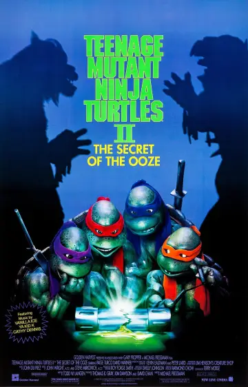 Plakat do filmu "Wojownicze żółwie ninja II: Tajemnica szlamu" #304835