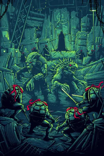 Plakat do filmu "Wojownicze żółwie ninja II: Tajemnica szlamu" #304846