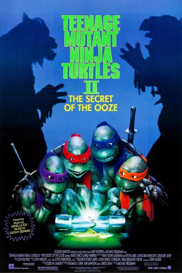 Plakat do filmu "Wojownicze żółwie ninja II: Tajemnica szlamu" #304849