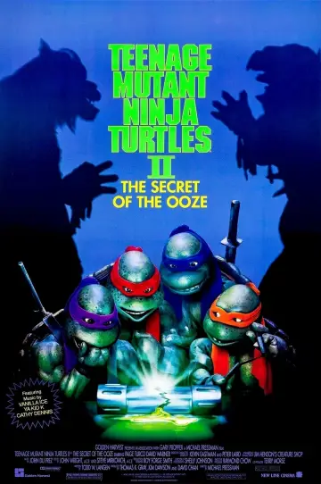 Plakat do filmu "Wojownicze żółwie ninja II: Tajemnica szlamu" #505336