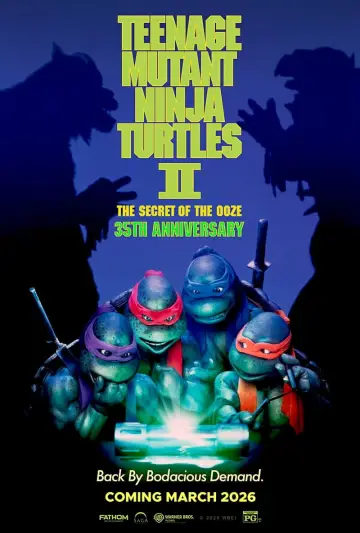 Plakat do filmu "Wojownicze żółwie ninja II: Tajemnica szlamu" #871204