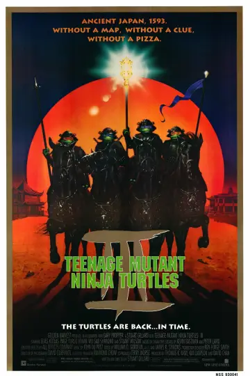 Plakat do filmu "Wojownicze Żółwie Ninja III" #70358