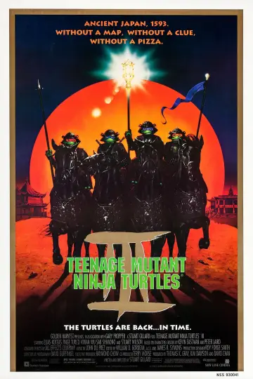 Plakat do filmu "Wojownicze Żółwie Ninja III" #70359