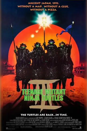 Plakat do filmu "Wojownicze Żółwie Ninja III" #70370