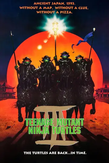 Plakat do filmu "Wojownicze Żółwie Ninja III" #866607