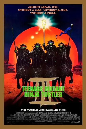 Plakat do filmu "Wojownicze Żółwie Ninja III" #866624