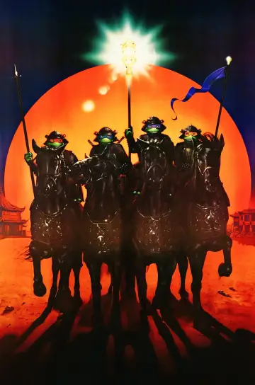 Plakat do filmu "Wojownicze Żółwie Ninja III" #866636