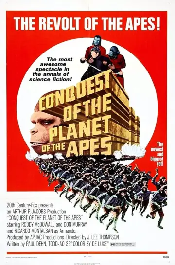 Plakat do filmu "Podbój Planety Małp" #86898