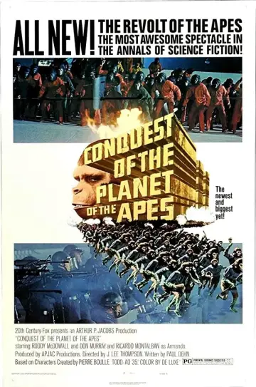 Plakat do filmu "Podbój Planety Małp" #86902