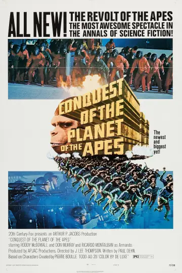 Plakat do filmu "Podbój Planety Małp" #880863