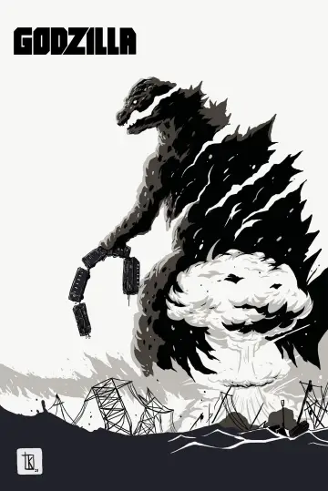 Plakat do filmu "Godzilla" #1895221